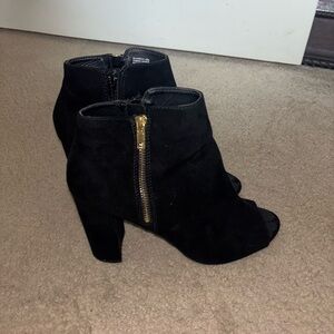 Black Suede Ankle Boots